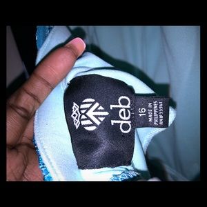 Ombré Teal Prom Dress 👗